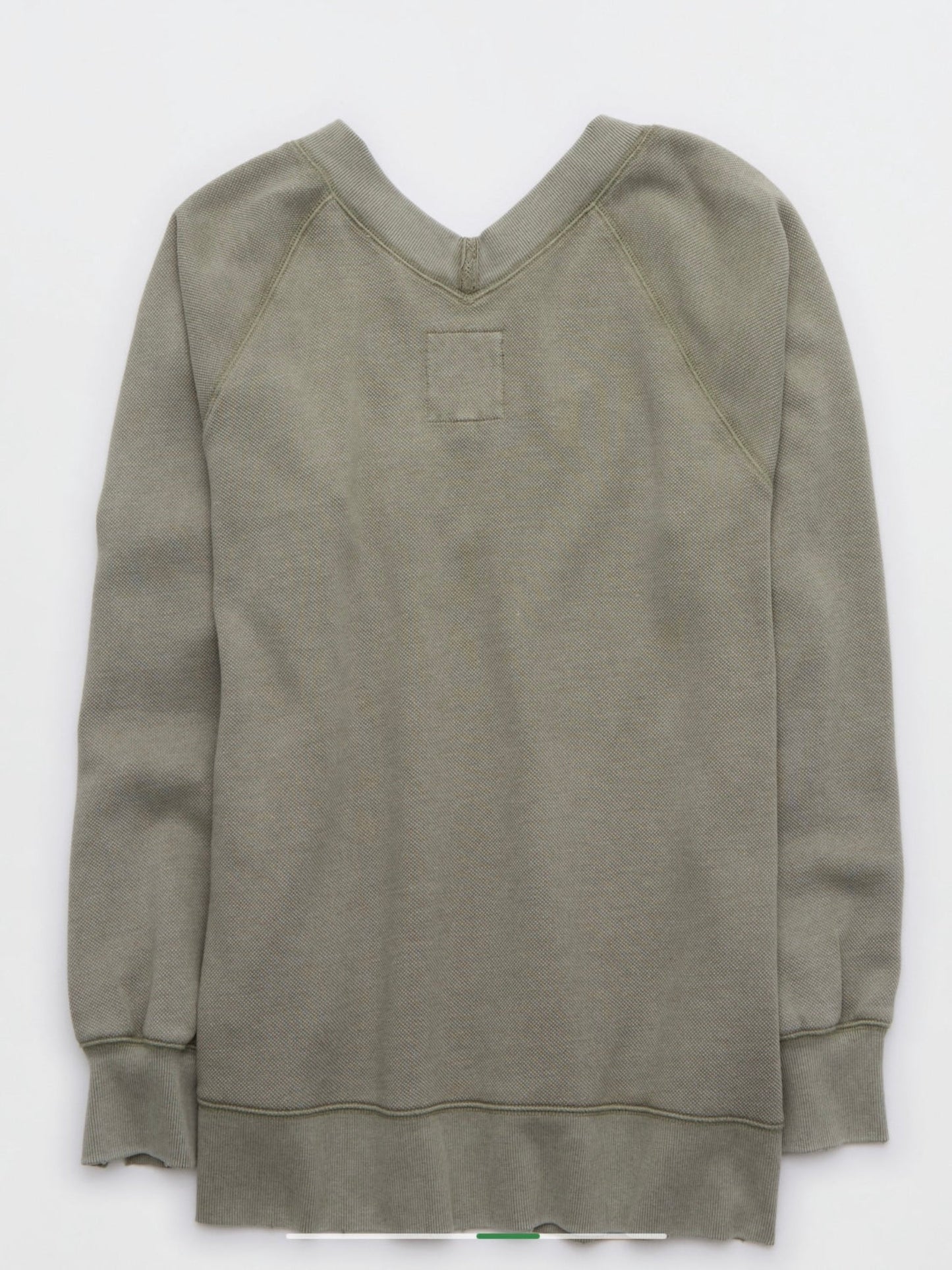 Aerie Women's Downtime Oversized Big Hug V-Neck Sweatshirt