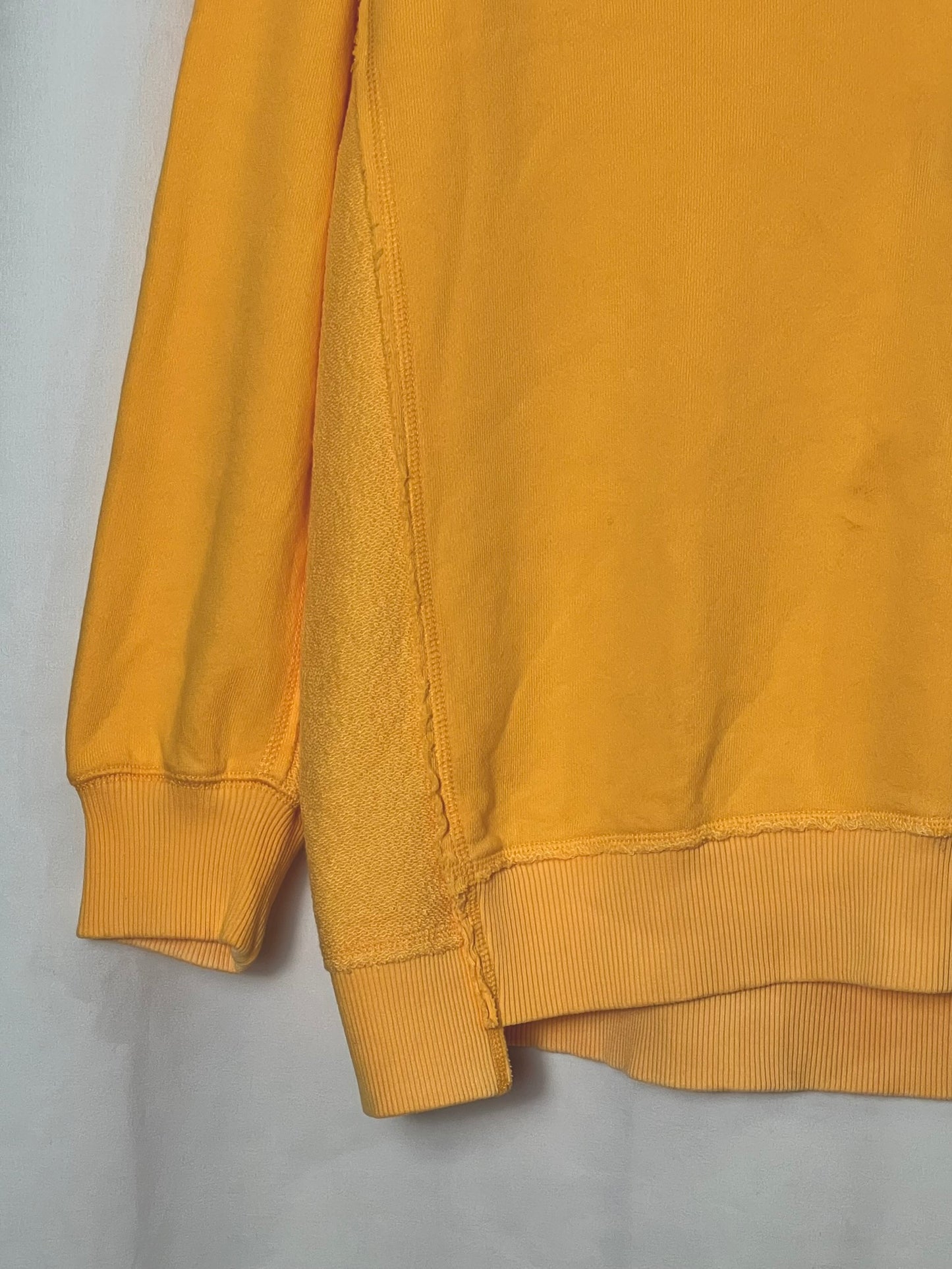 Aerie Women's Oversized Vacay Every Day V-Neck Sweatshit Color Yellow