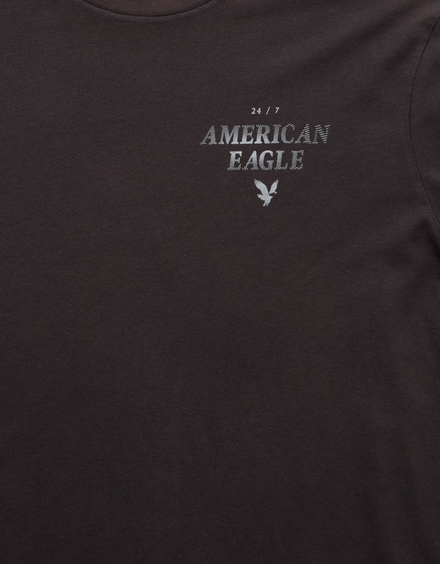 American Eagle Men's Cotton Supper Soft Standard Fit Graphic T-Shirt.