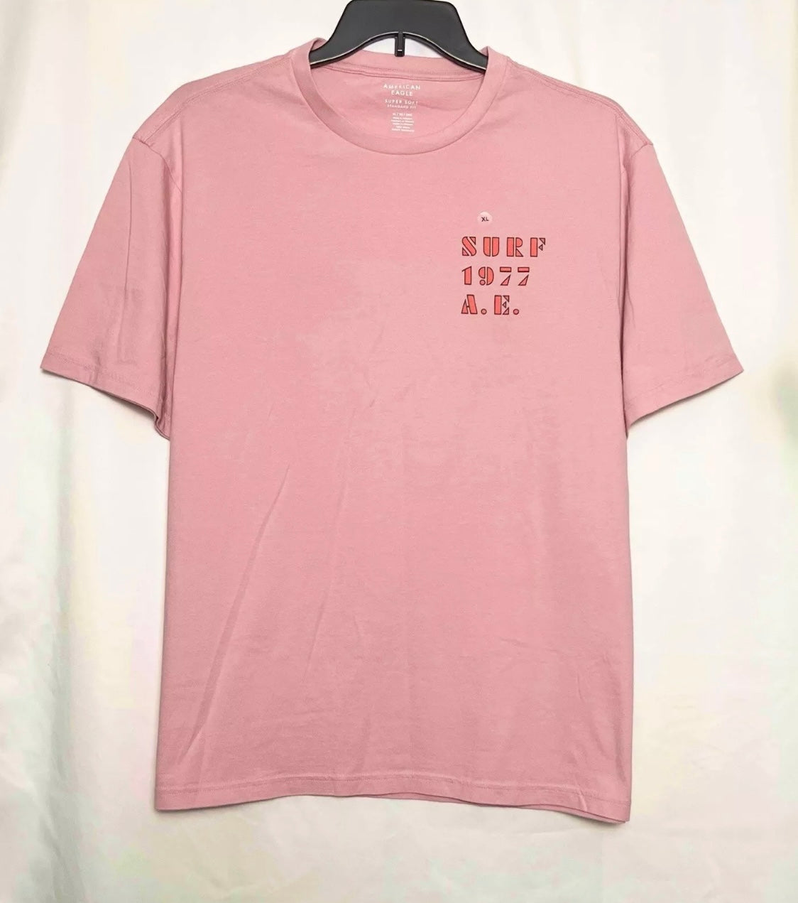 American Eagle Men's Cotton Supper Soft Standard Fit Sunset Graphic T-Shirt