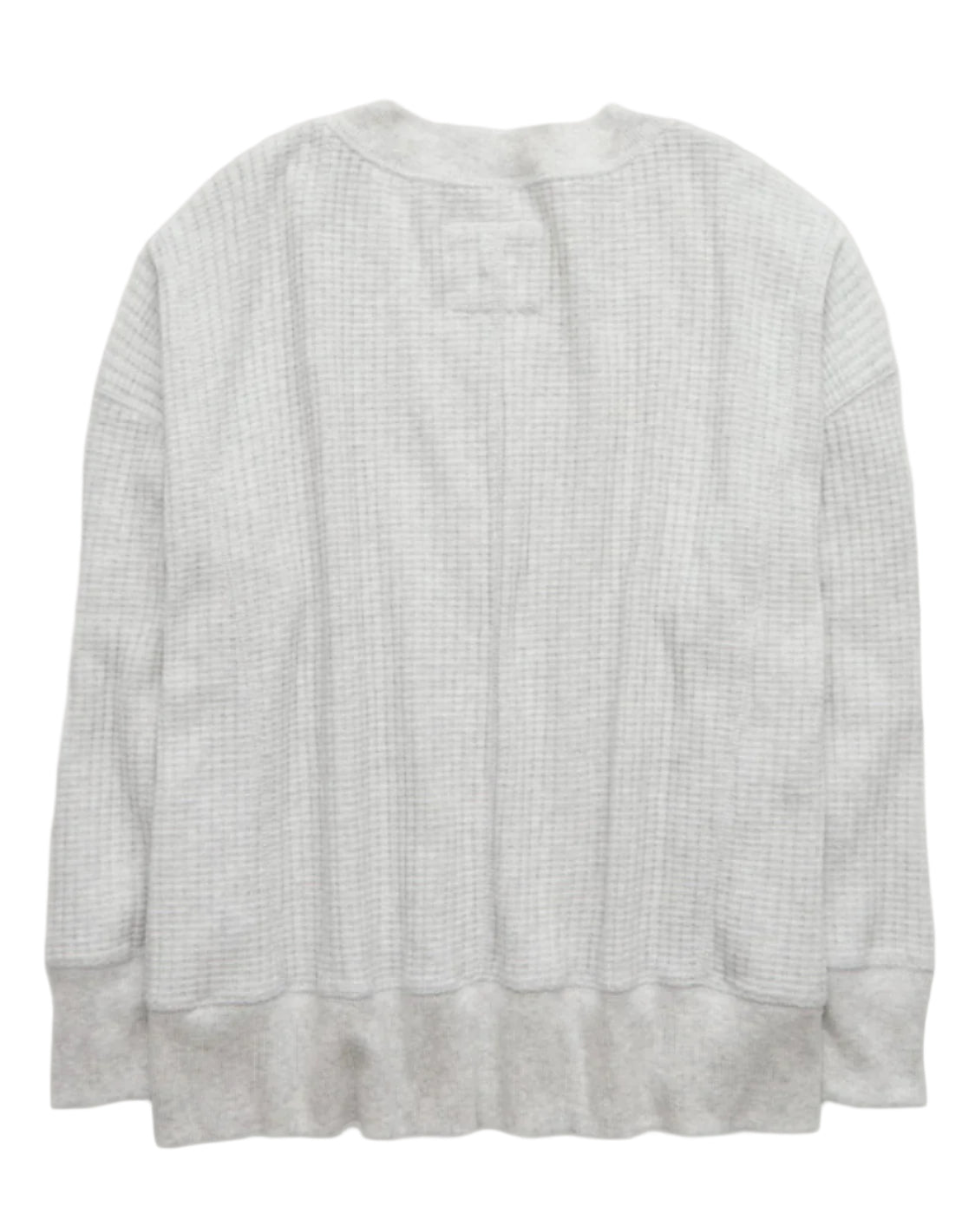 AE Big Hug V-Neck Waffle Sweatshirt