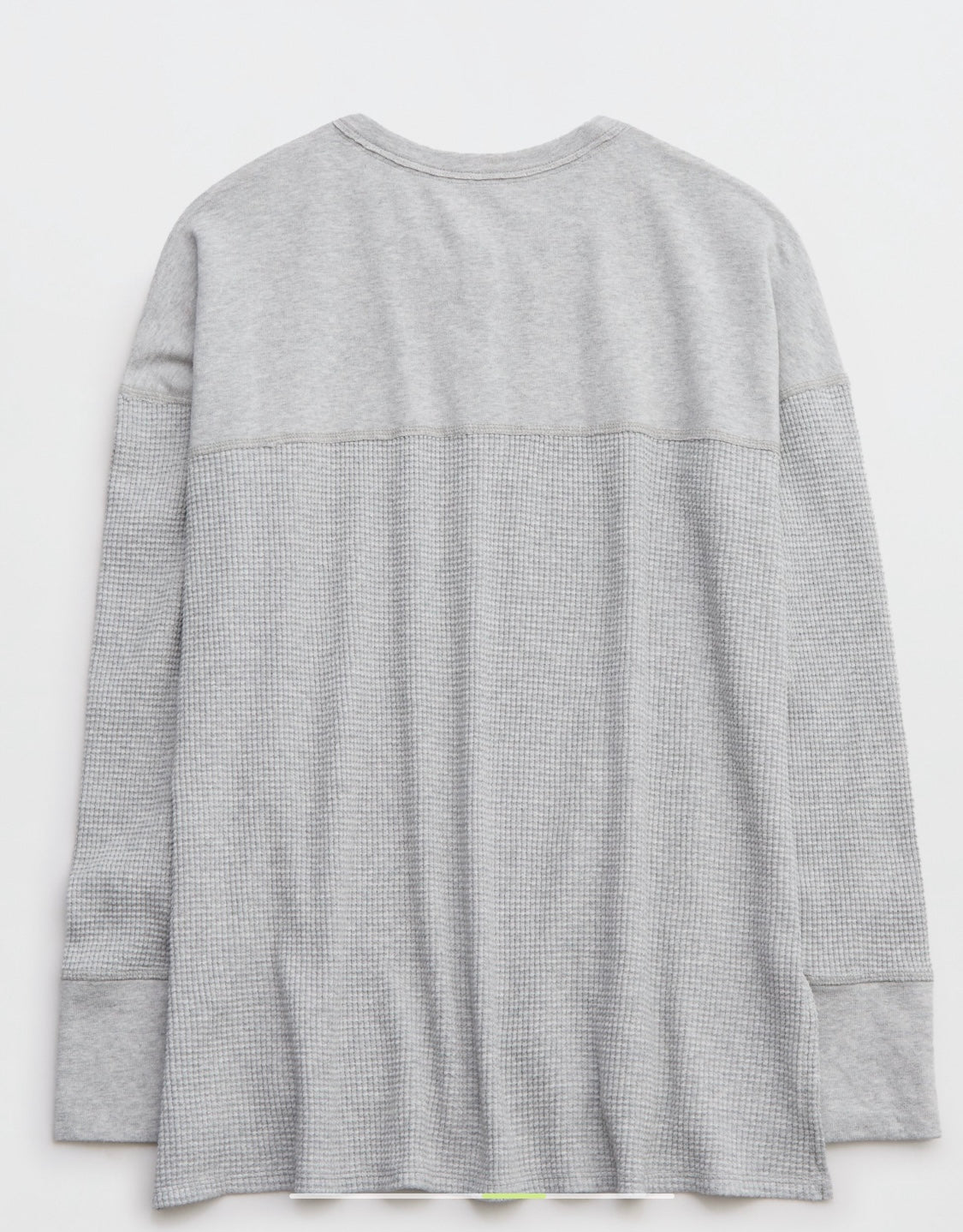 Offline By Aerie Wow! Waffle Henley Women's Oversized T- Shirt