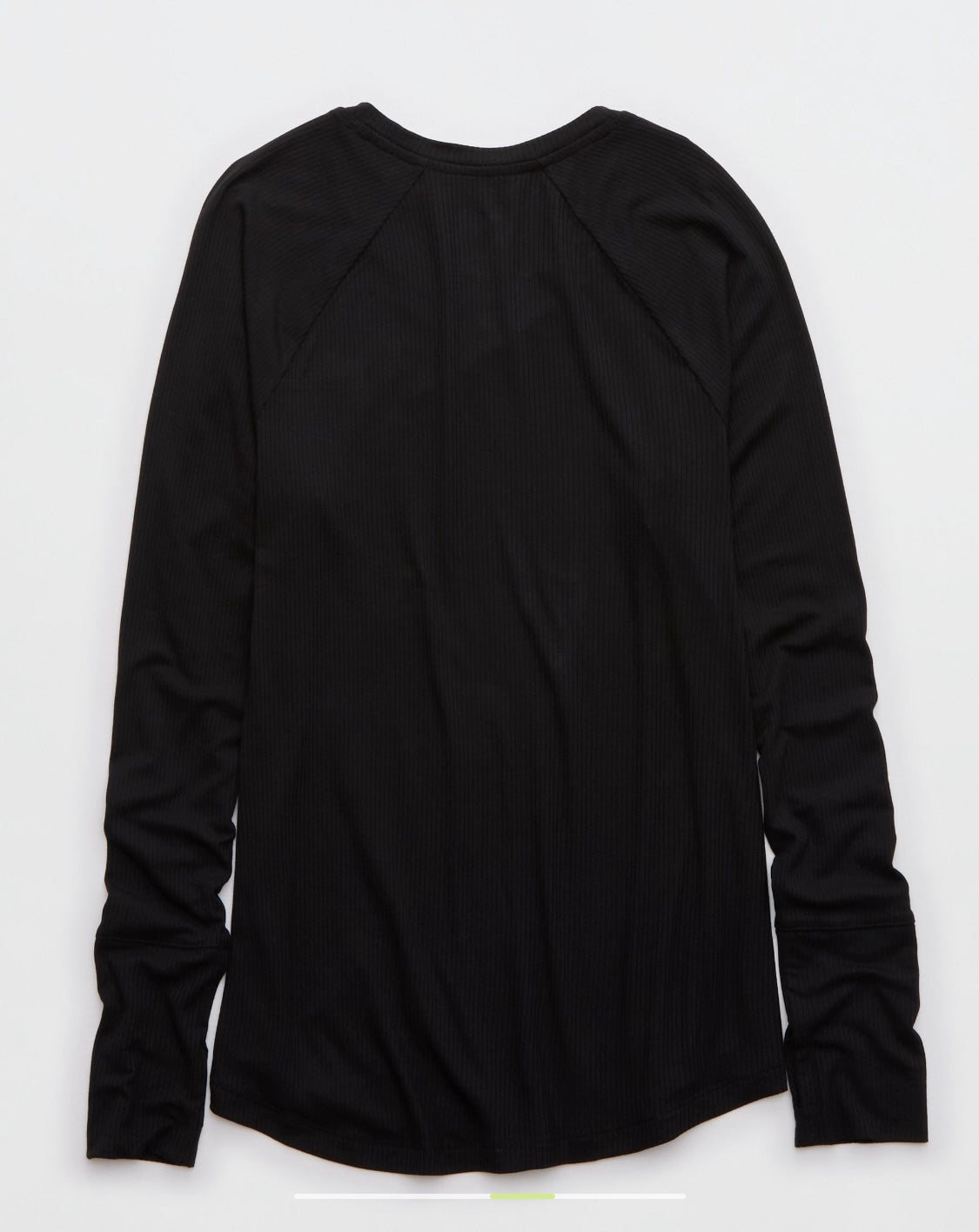 OFFLINE By Aerie Thumbs Up Ribbed Raglan Long Sleeves T-Shirt