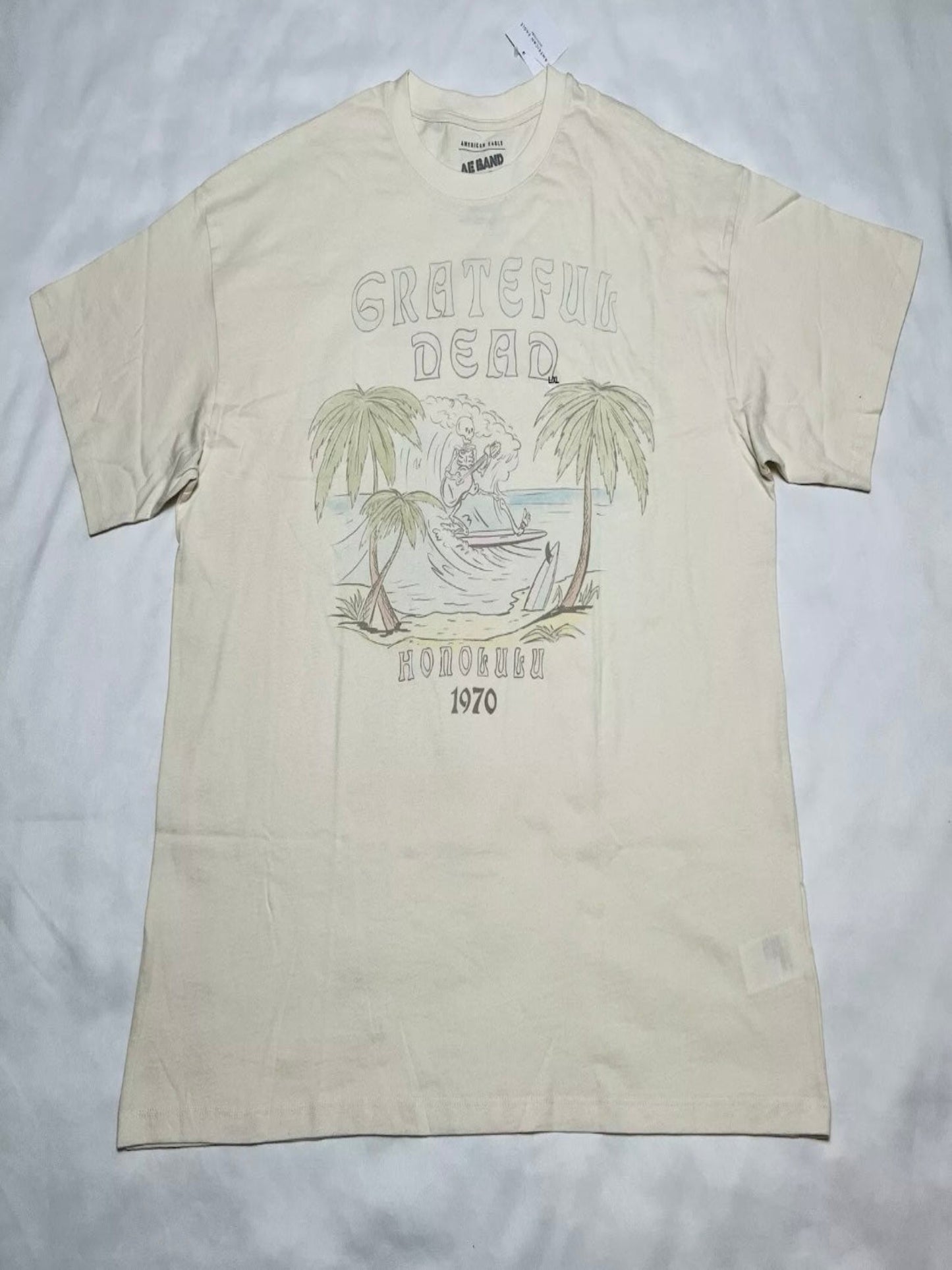 American Eagle AE Women's Oversized Grateful Dead Graphic Tee