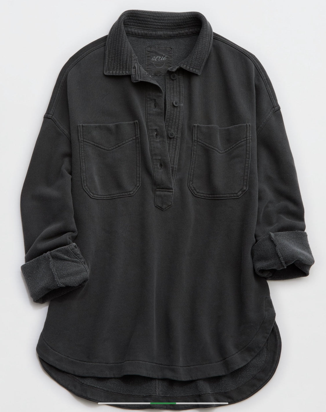 Aerie Women's Oversized Popover Polo Sweatshirt