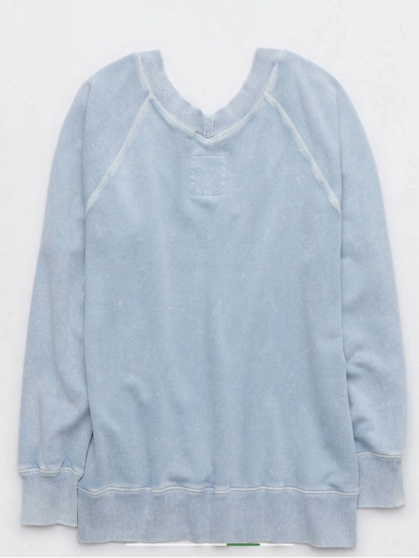 Aerie Women's Downtime Oversized Big Hug V-Neck Sweatshirt