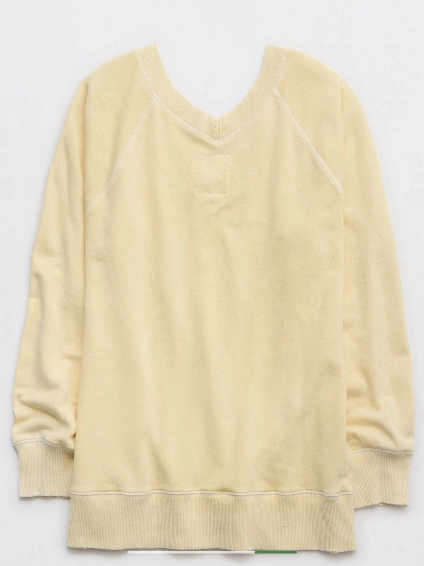 Aerie Women's Downtime Oversized Big Hug V-Neck Sweatshirt