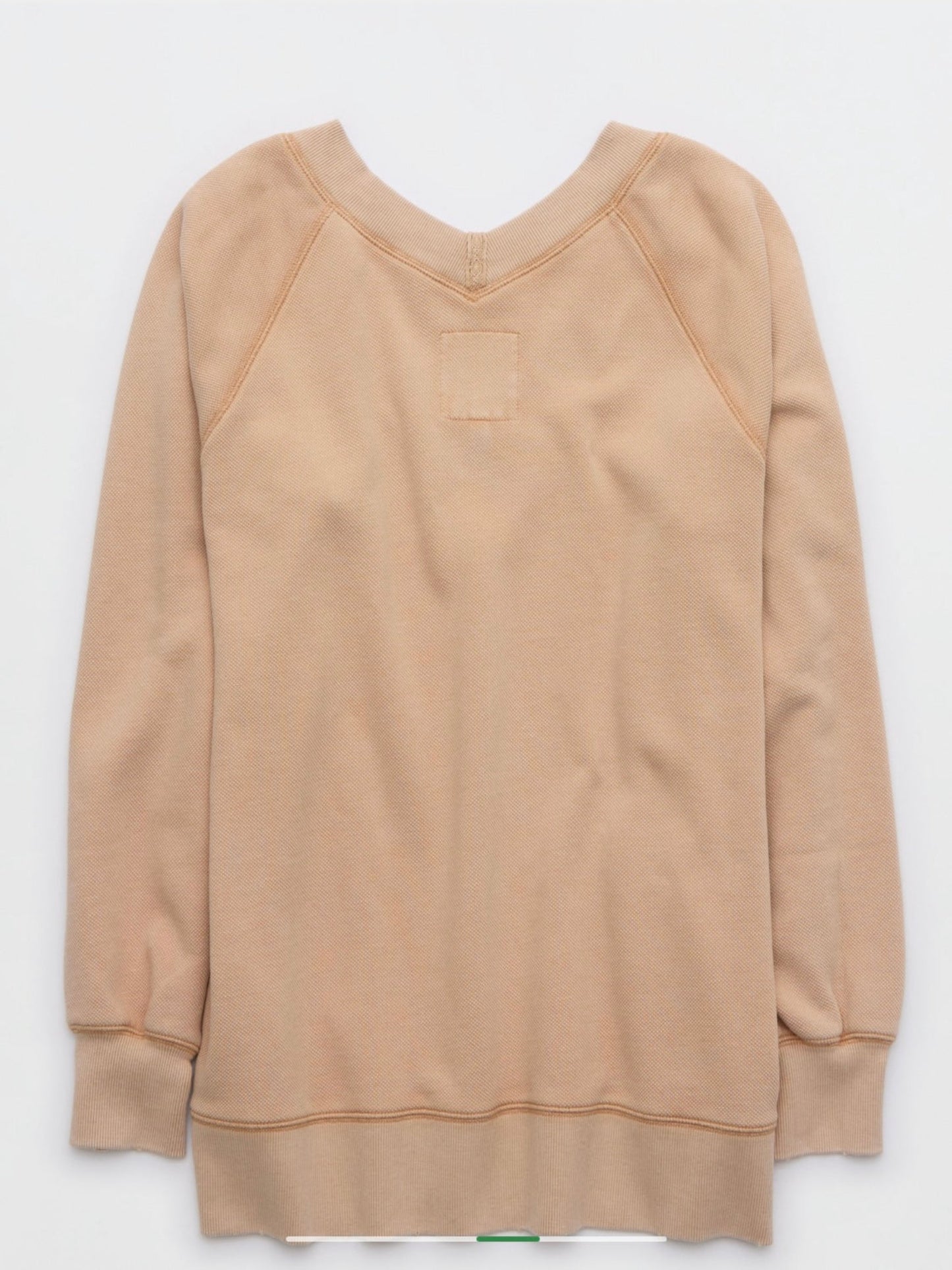 Aerie Women's Downtime Oversized Big Hug V-Neck Sweatshirt