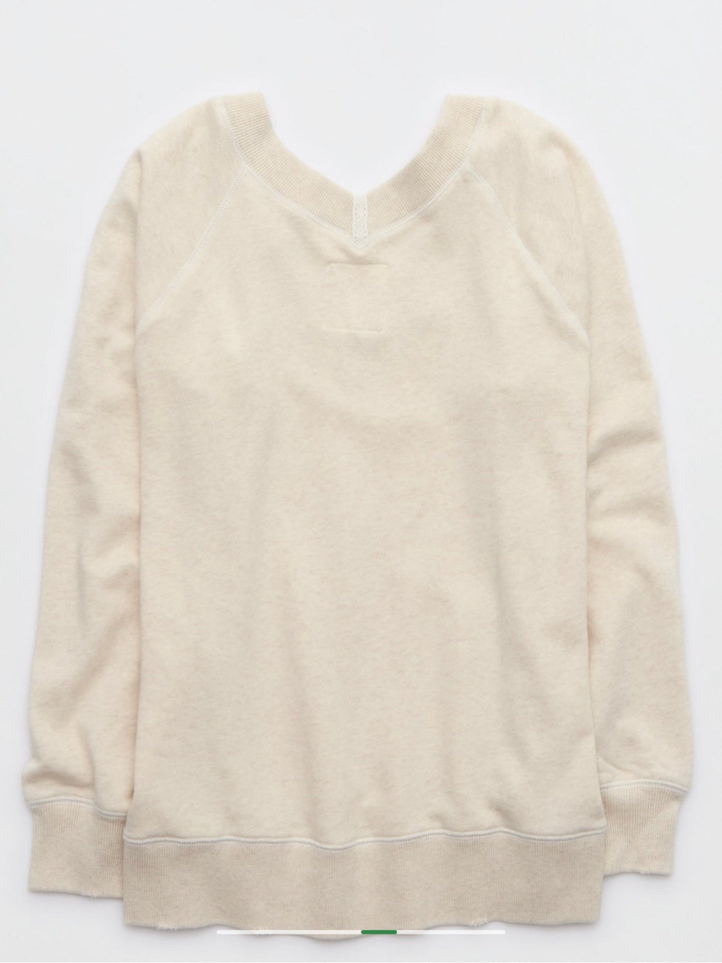 Aerie Women's Downtime Oversized Big Hug V-Neck Sweatshirt