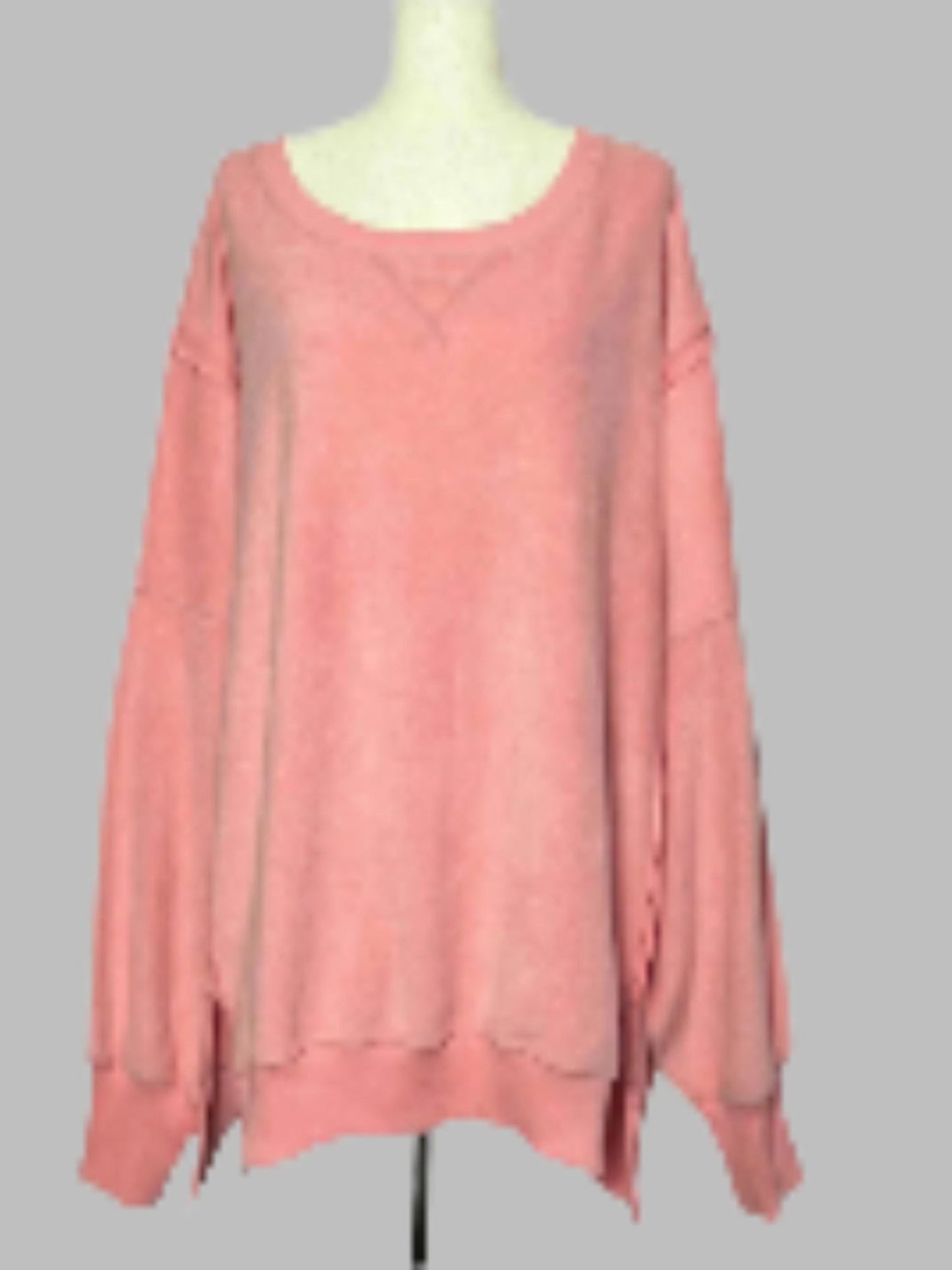 American Eagle Women's Big Hug Crew Neck Oversized Sweatshirt