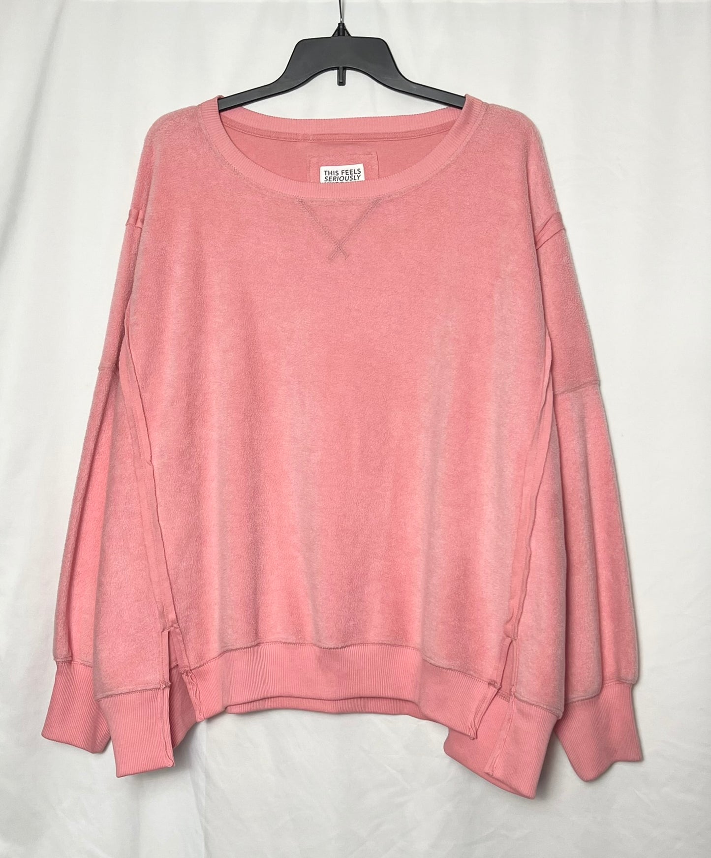 American Eagle Women's Big Hug Crew Neck Oversized Sweatshirt