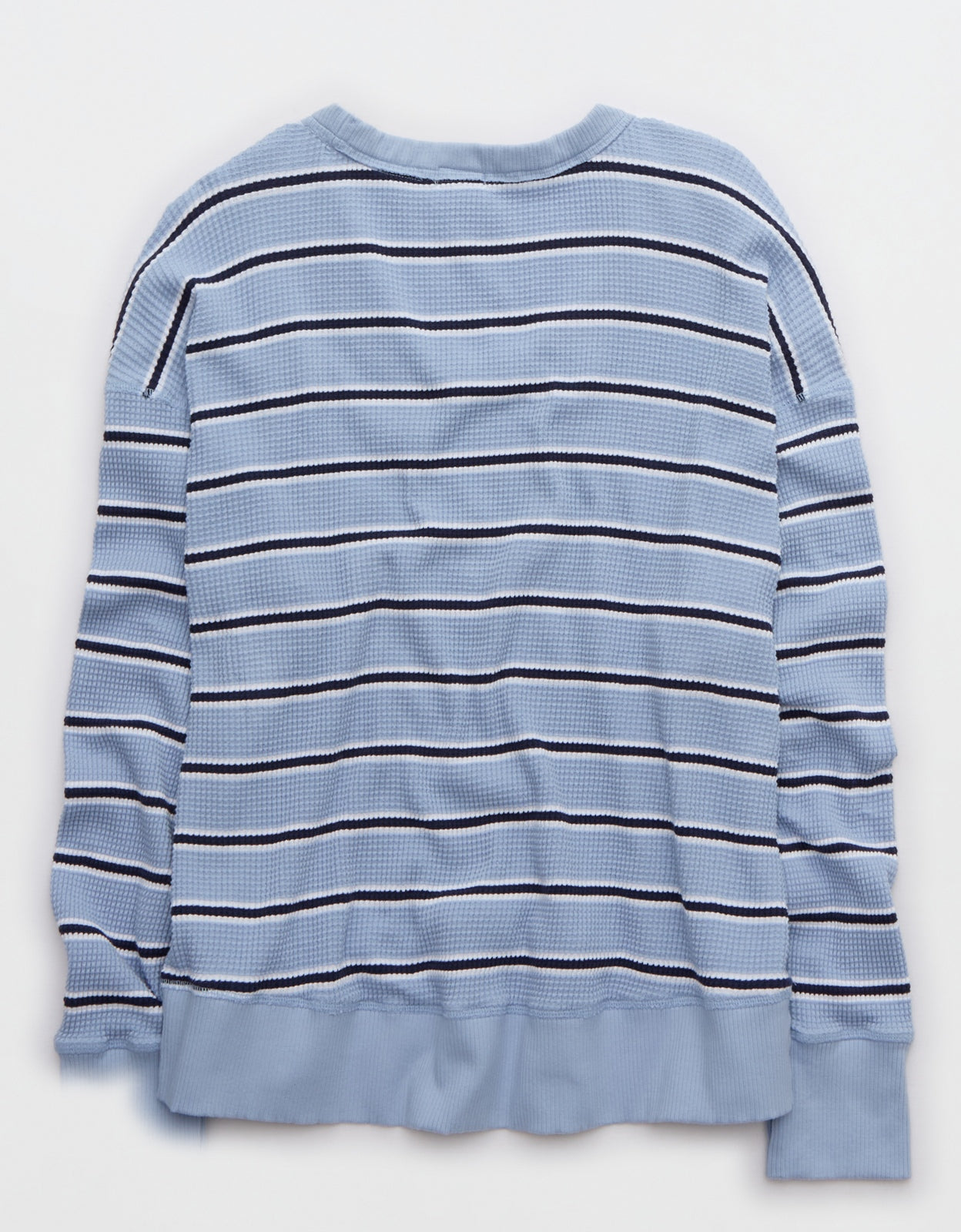 OFFLINE By Aerie Wow! Women's Long Sleeve Striped Waffle T-Shirt