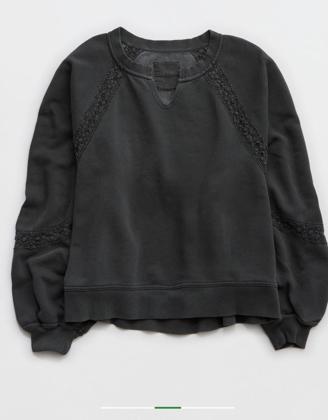 Aerie Women's Hey Crochet Sweatshirt