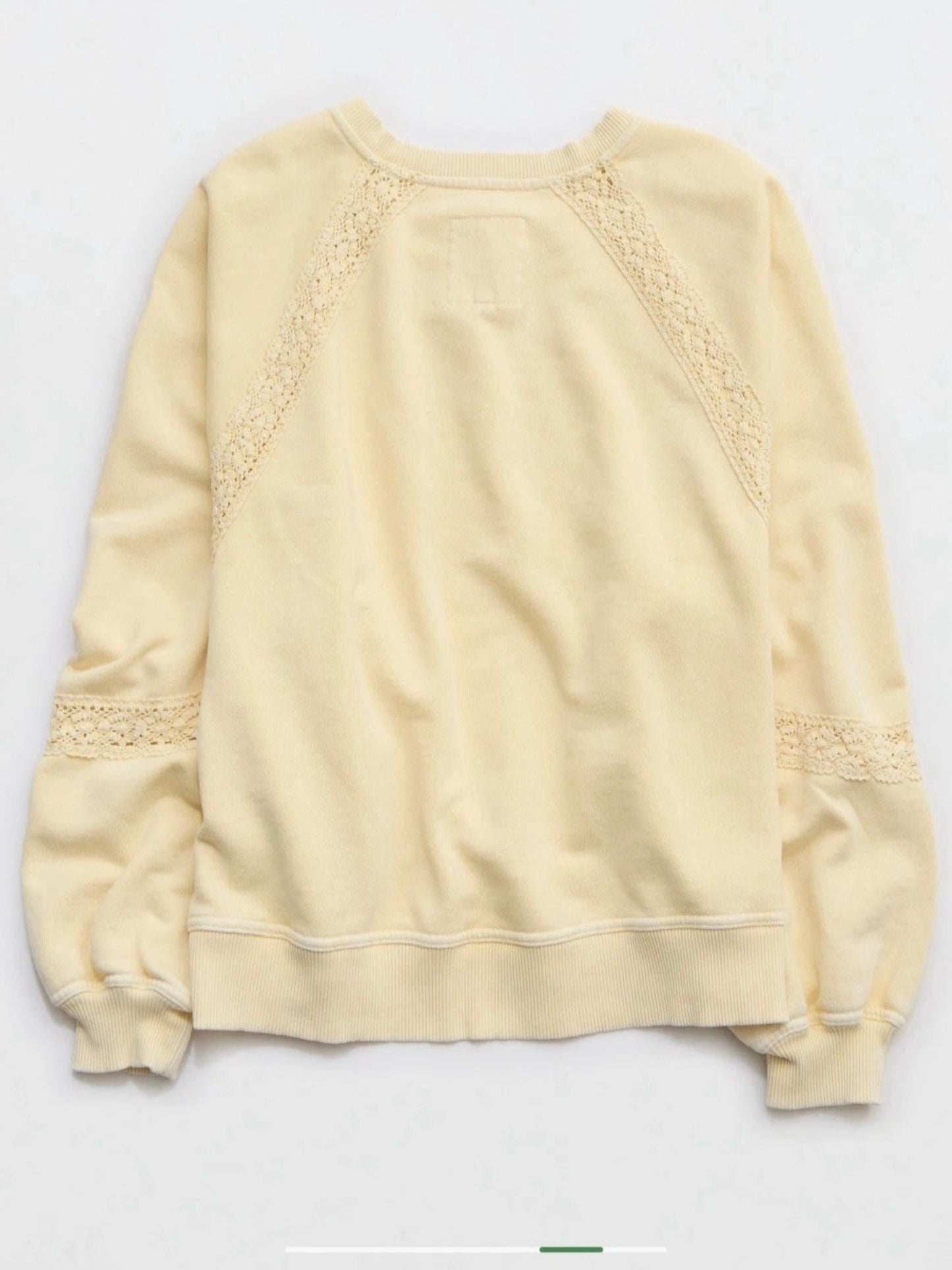 Aerie Women's Hey Crochet Sweatshirt