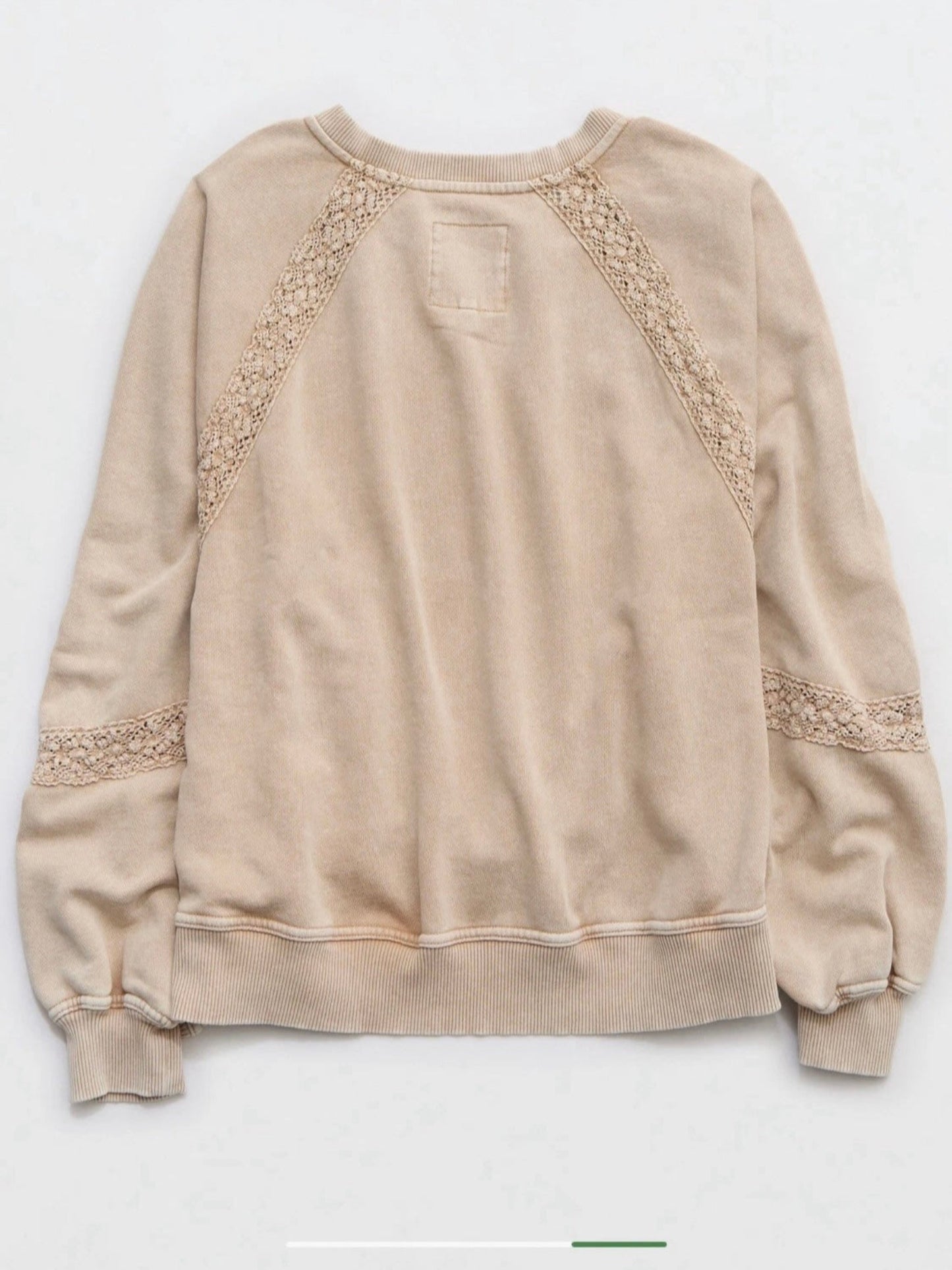 Aerie Women's Hey Crochet Sweatshirt
