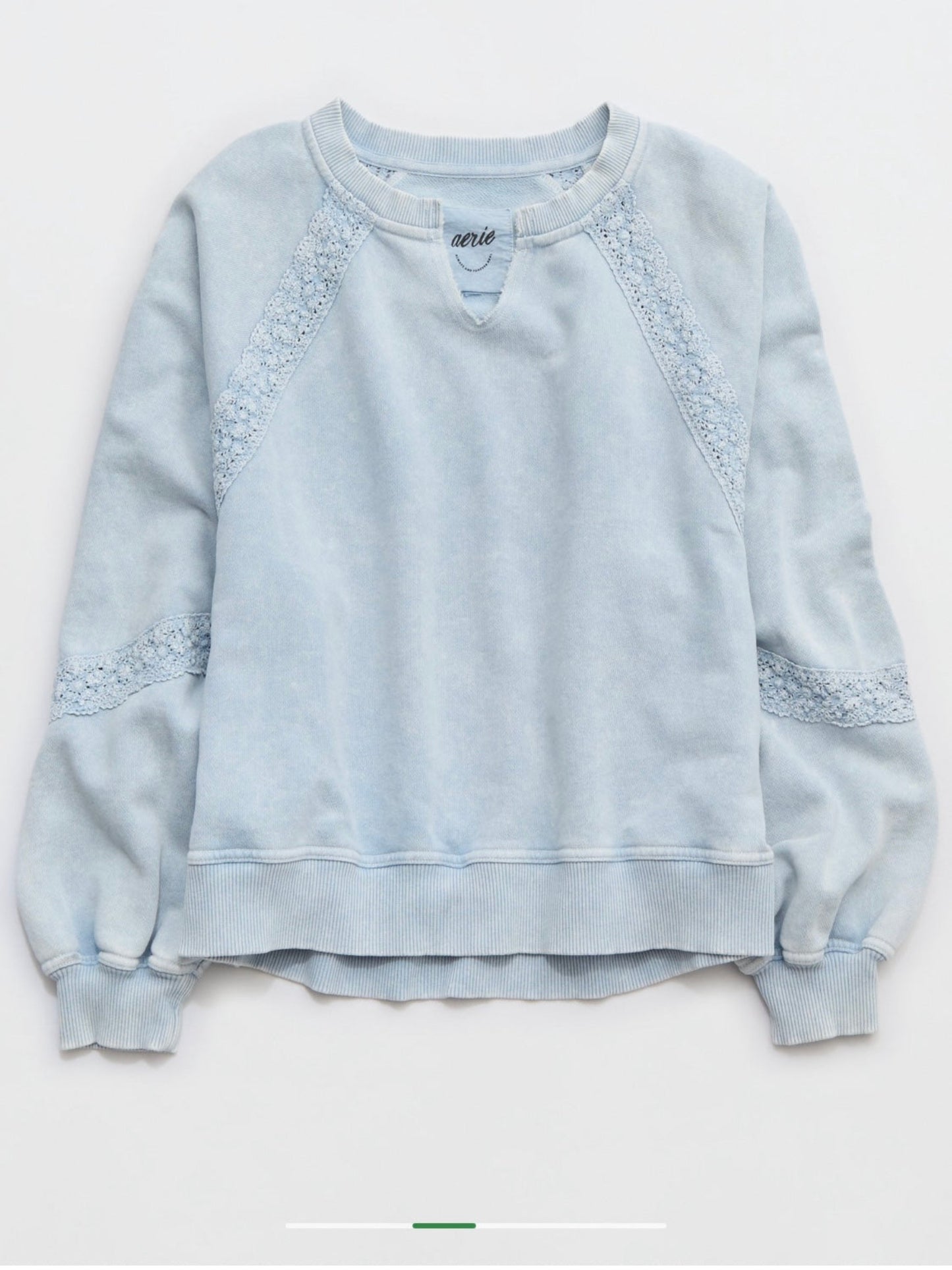 Aerie Women's Hey Crochet Sweatshirt
