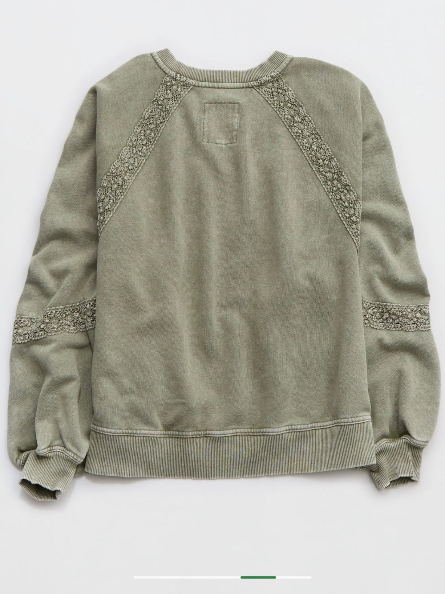 Aerie Women's Hey Crochet Sweatshirt