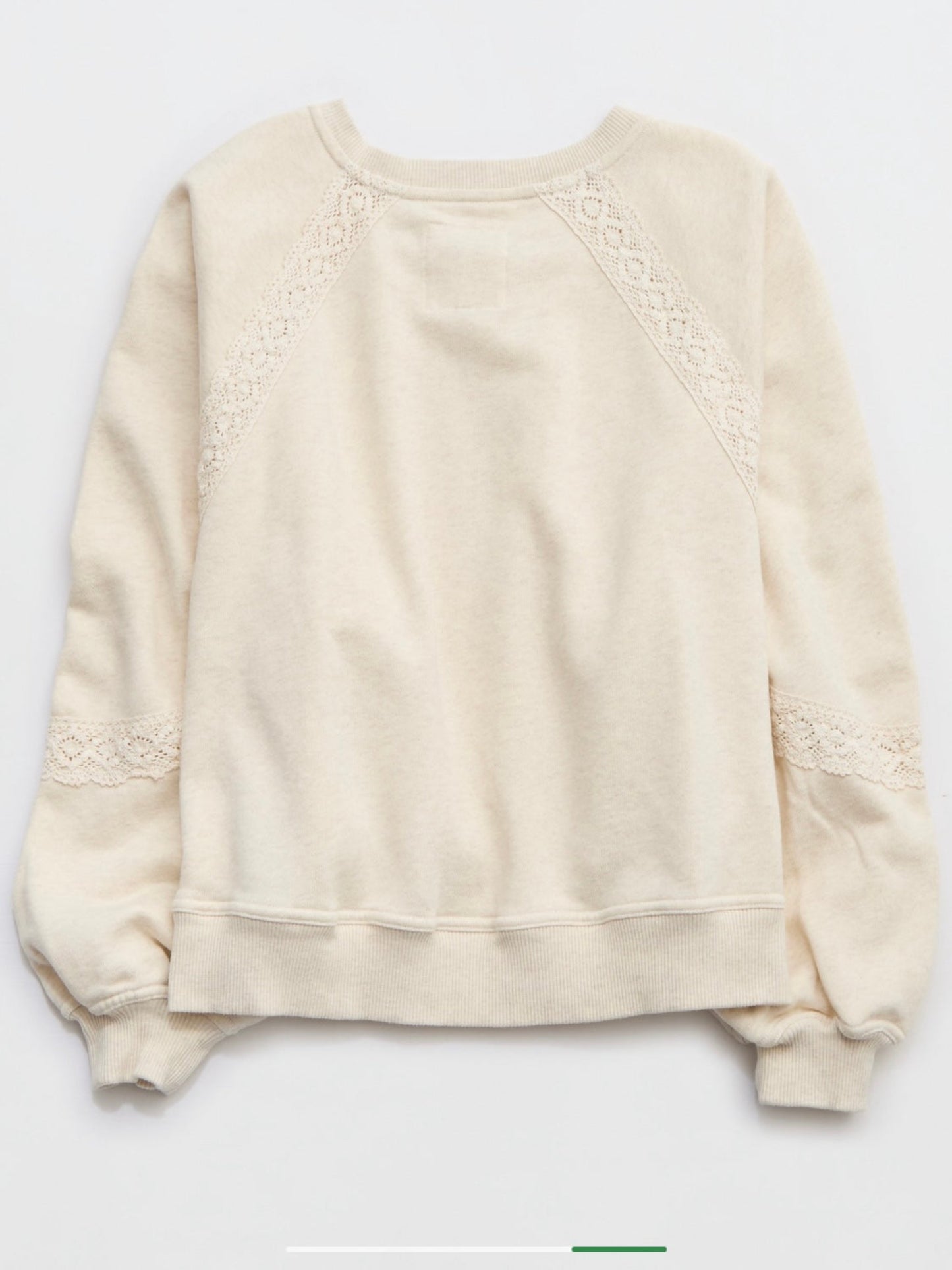 Aerie Women's Hey Crochet Sweatshirt
