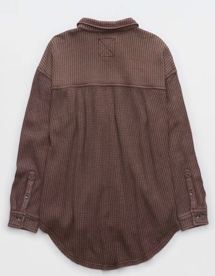 Aerie Anytime Fave Waffle Shirt