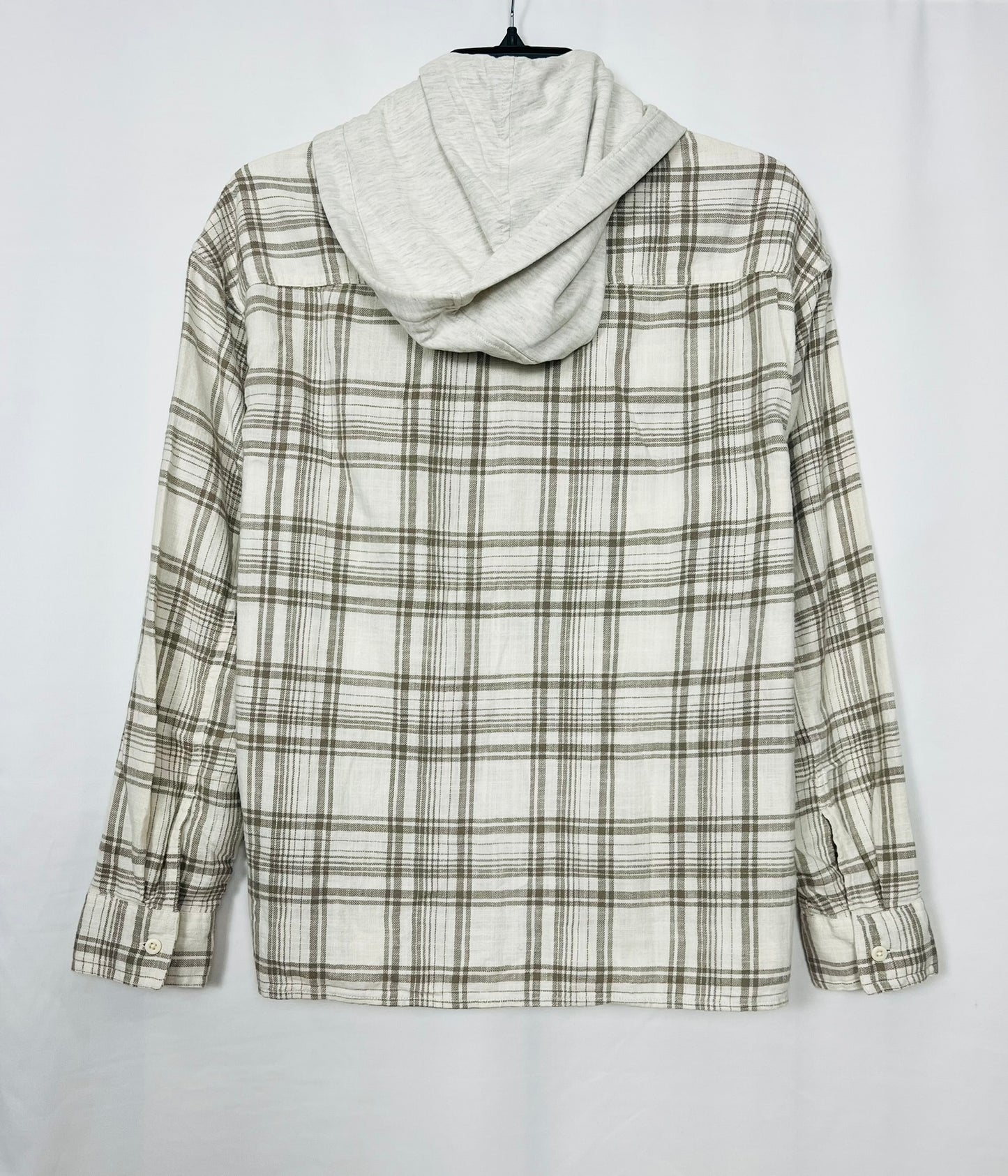 Americam eagle Men's Hooded Flannel Shirt