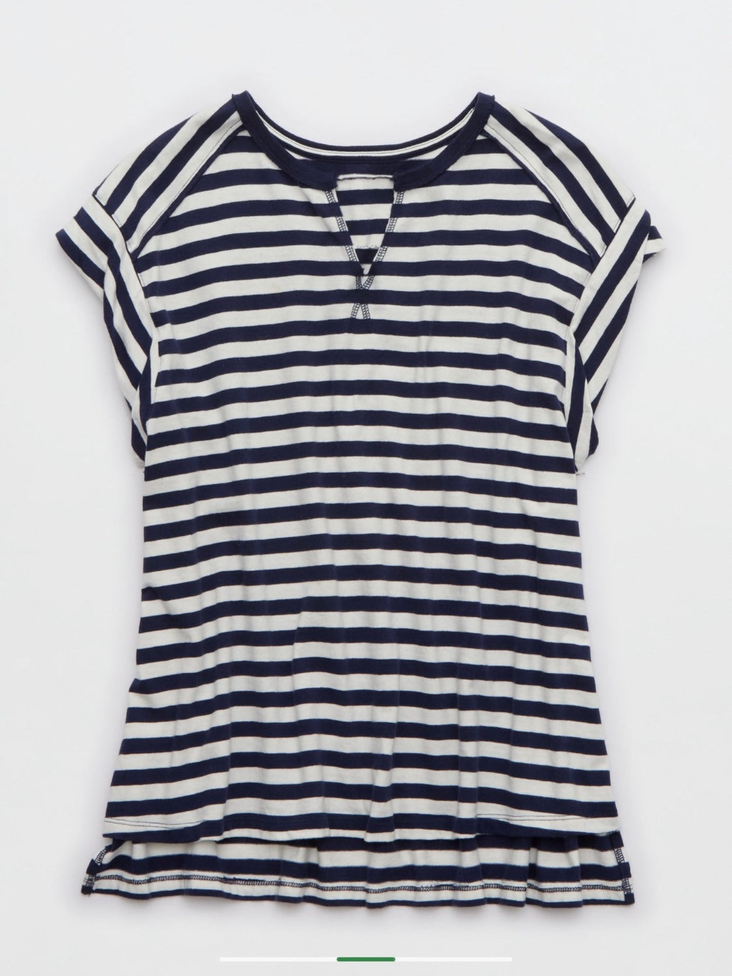 Aerie Summer Breeze Notch Neck Women's T-Shrt