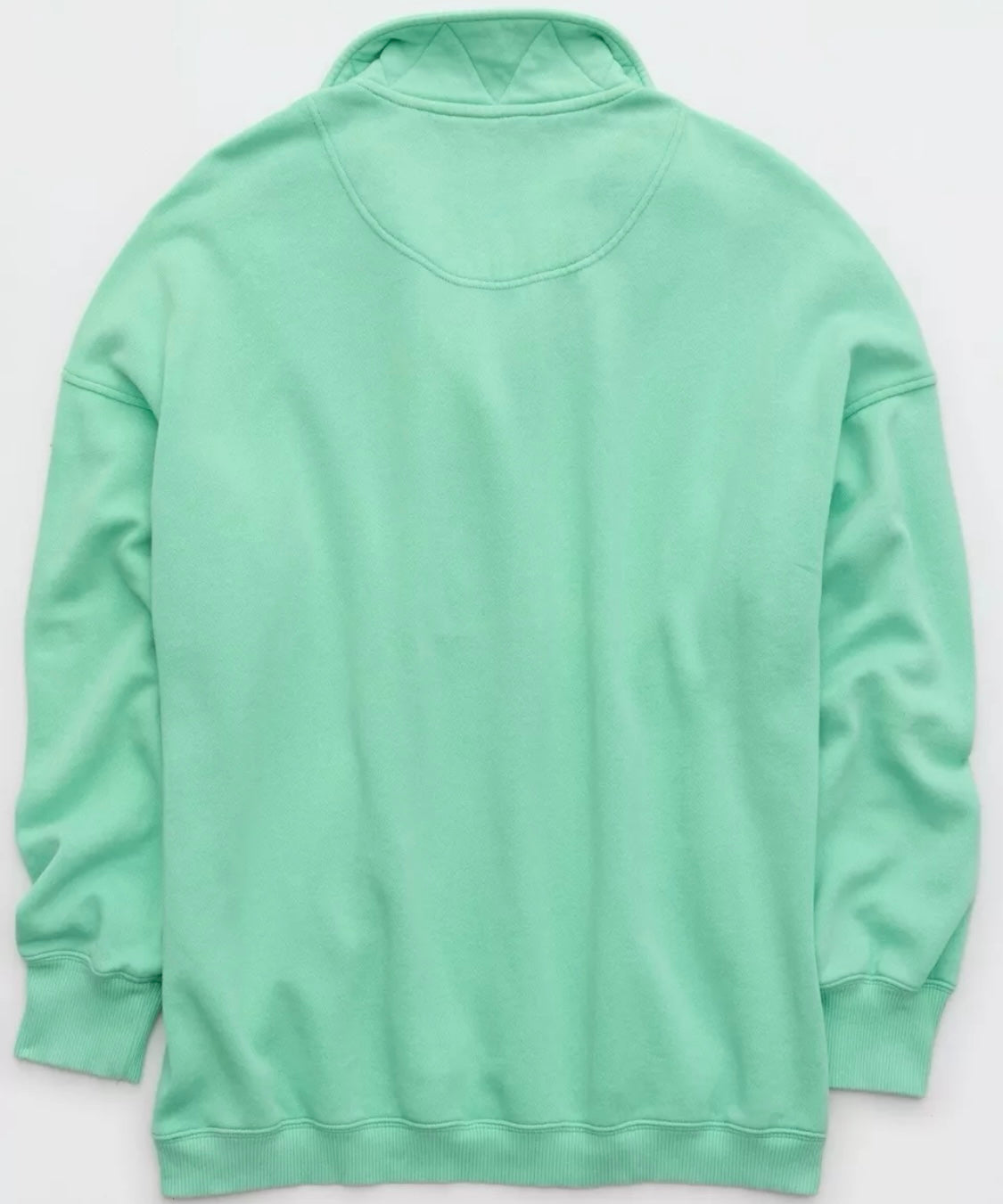 Aerie Women's Oversized Gateway Quarter Snap Sweatshirt.