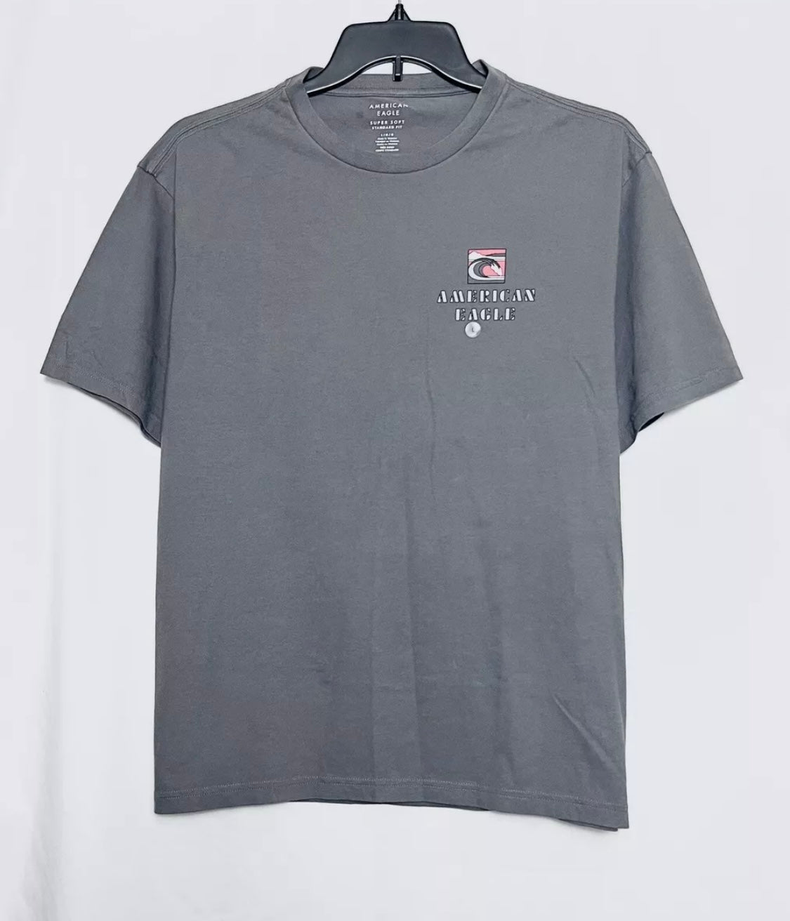 American Eagle Men's Cotton Supper Soft Standard Fit Graphic T-Shirt.