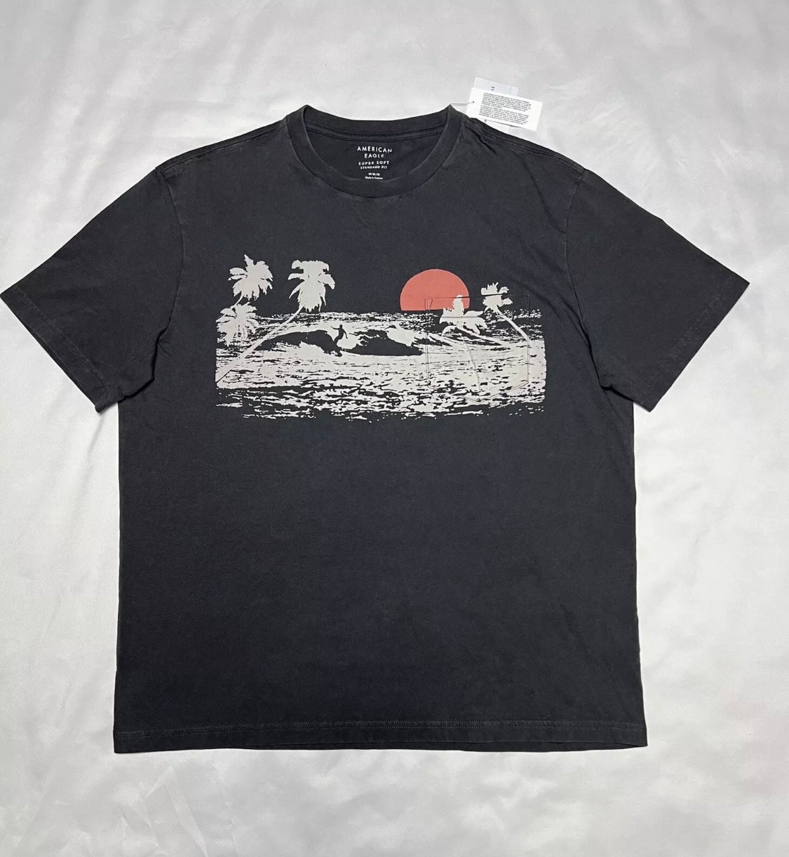 American Eagle Men's Super Soft Pocket Graphic T-Shirt.
