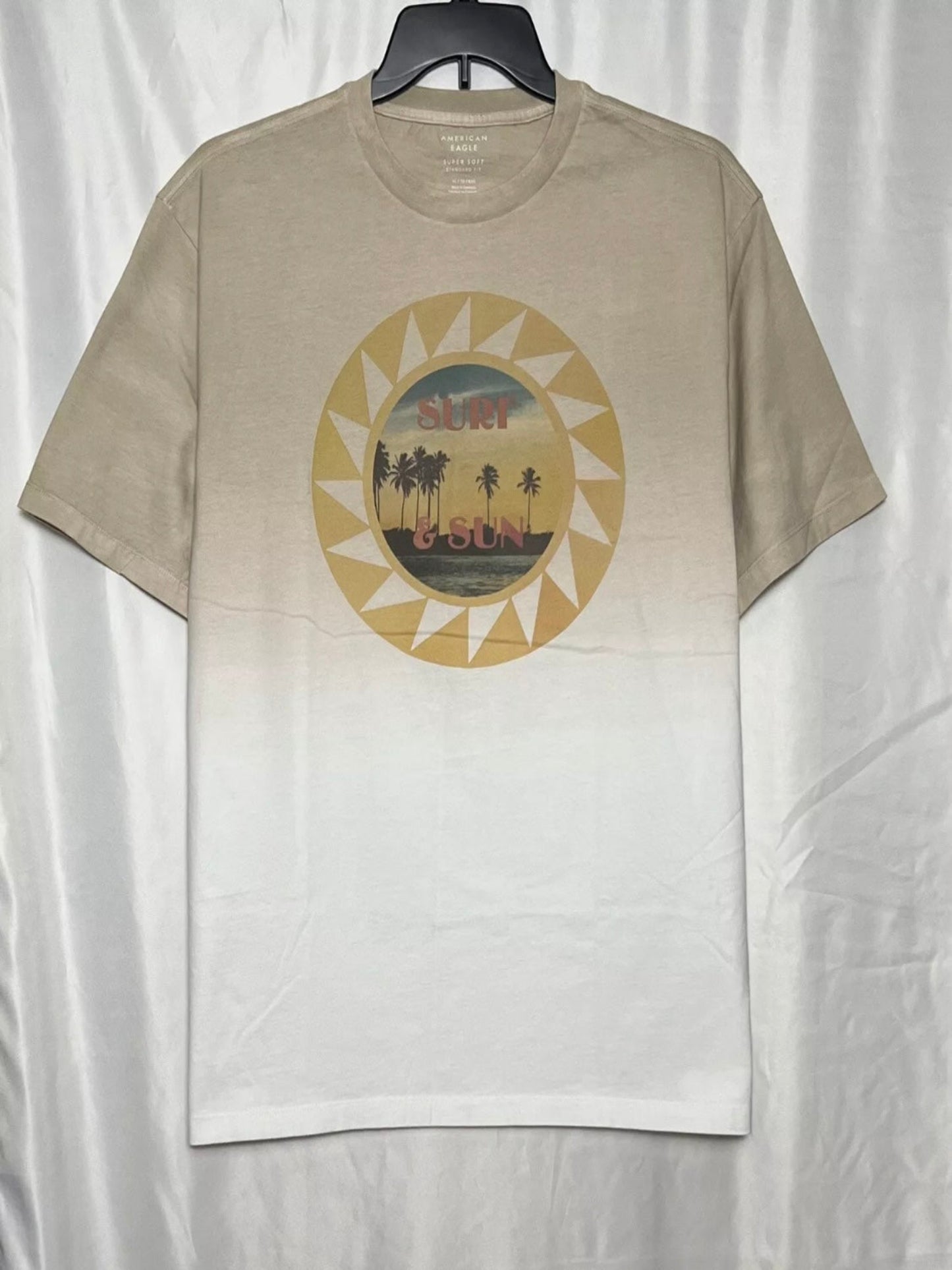 American Eagle Men's Cotton Supper Soft Standard Fit Graphic T-Shirt.