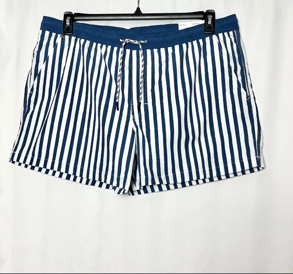 American Eagle Men's Printed Flex Swim Trunk