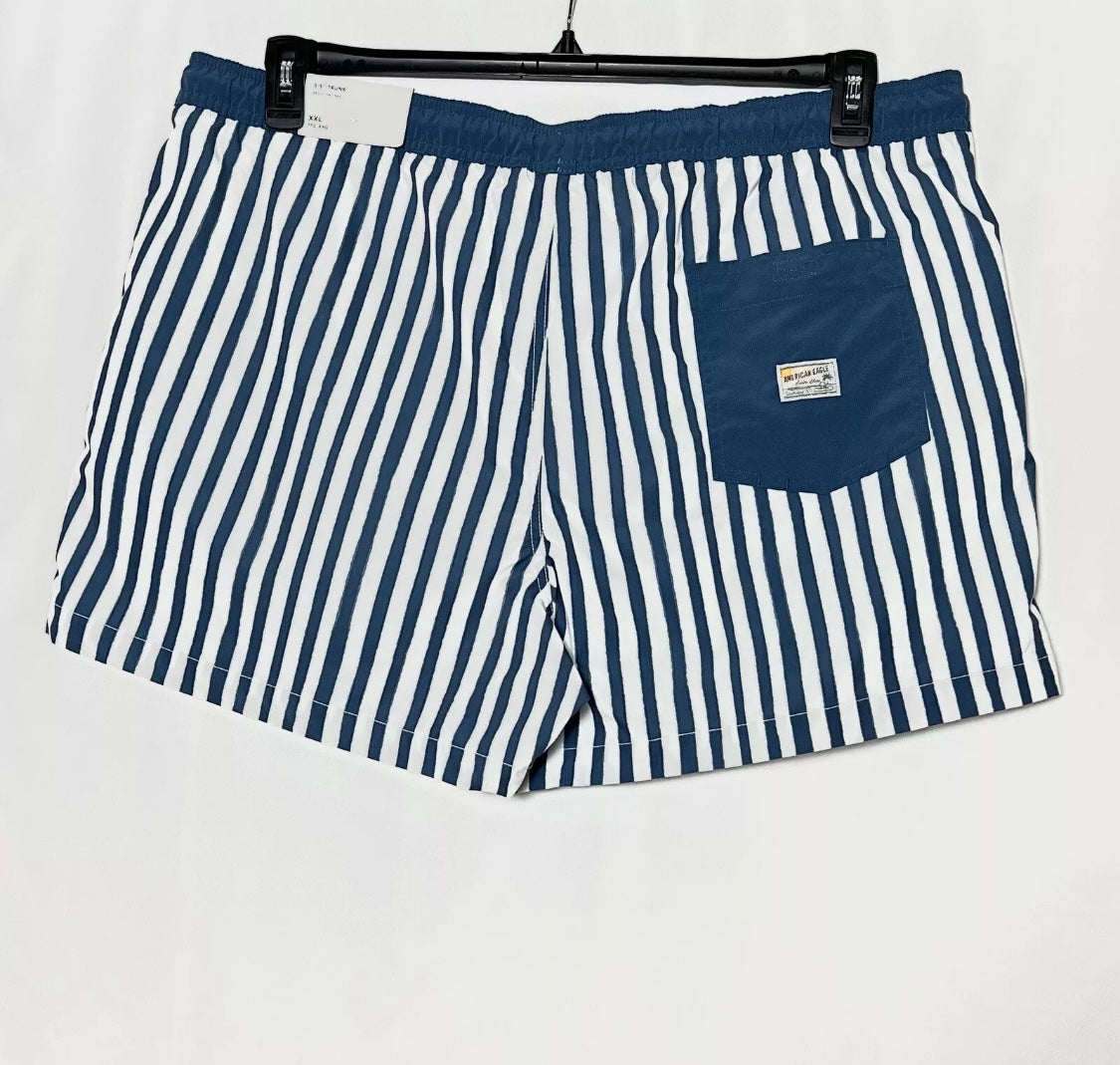 American Eagle Men's Printed Flex Swim Trunk