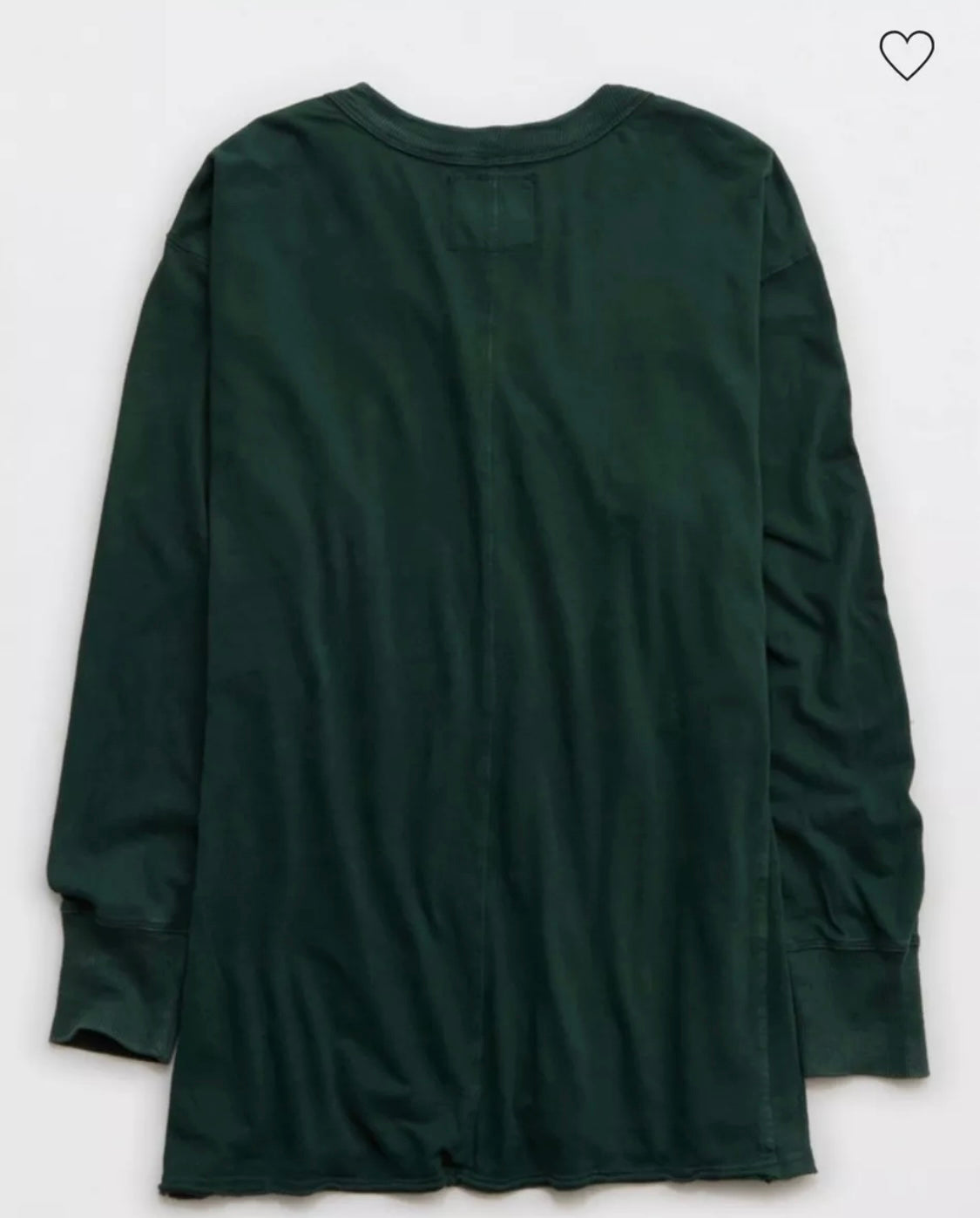 Aerie Women's Cozy Long Sleeves Oversized Boyfriend T-Shirt