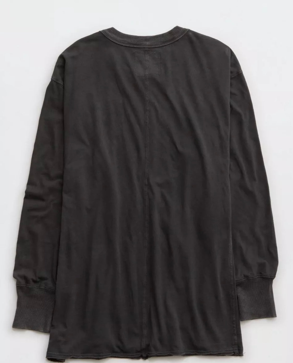 Aerie Women's Cozy Long Sleeves Oversized Boyfriend T-Shirt