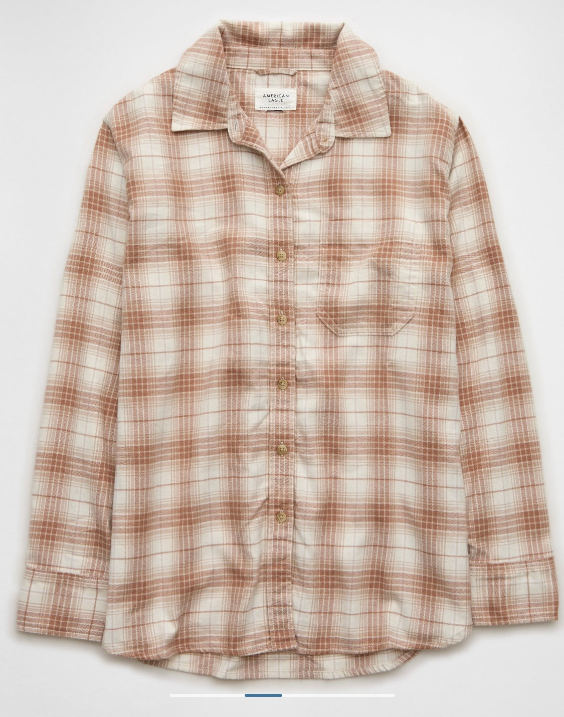 Americam eagle Women's Oversized Plaid Flannel Shirt