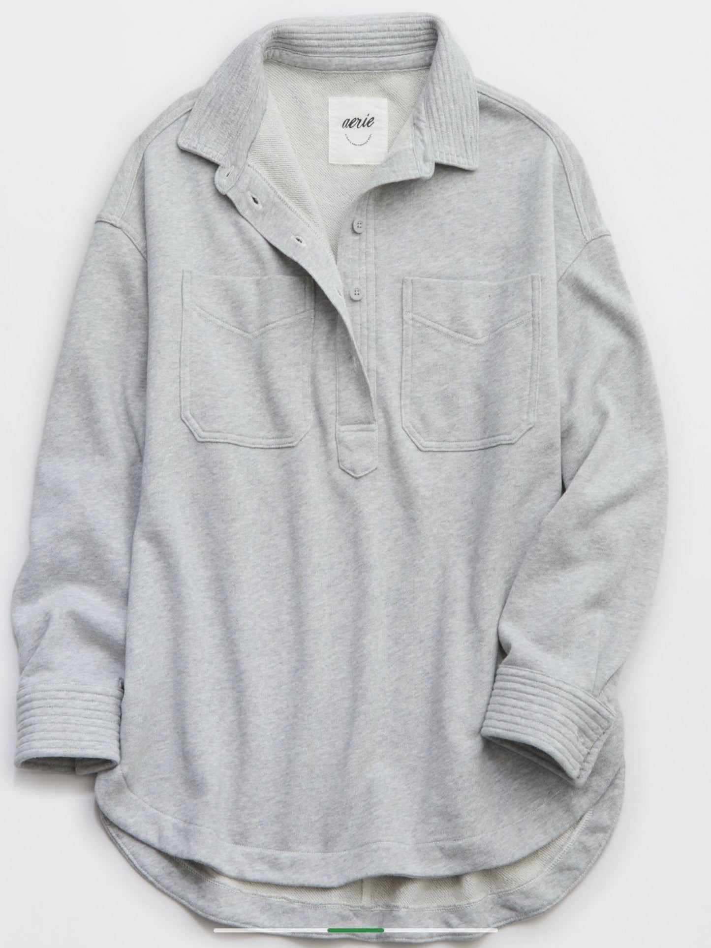 Aerie Women's Oversized Popover Polo Sweatshirt