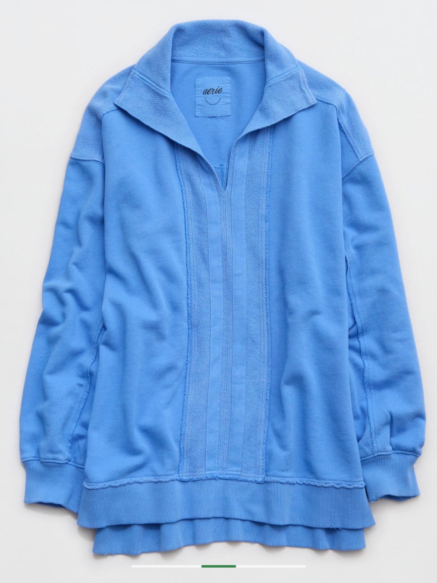 Aerie Women's Oversized Starry Skies Open Neck Sweatshirt