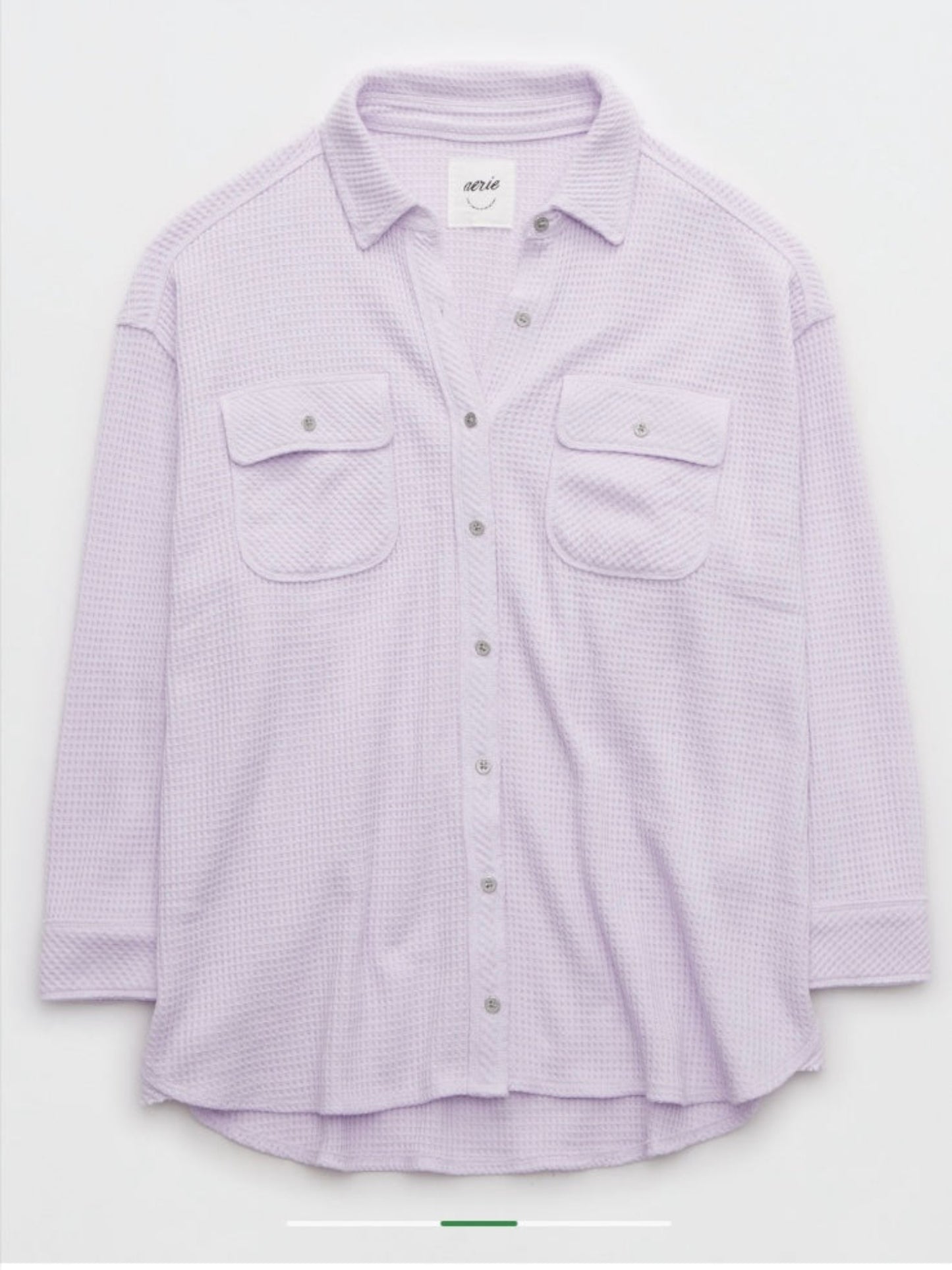 Aerie Lumber Jane Waffle Shirt