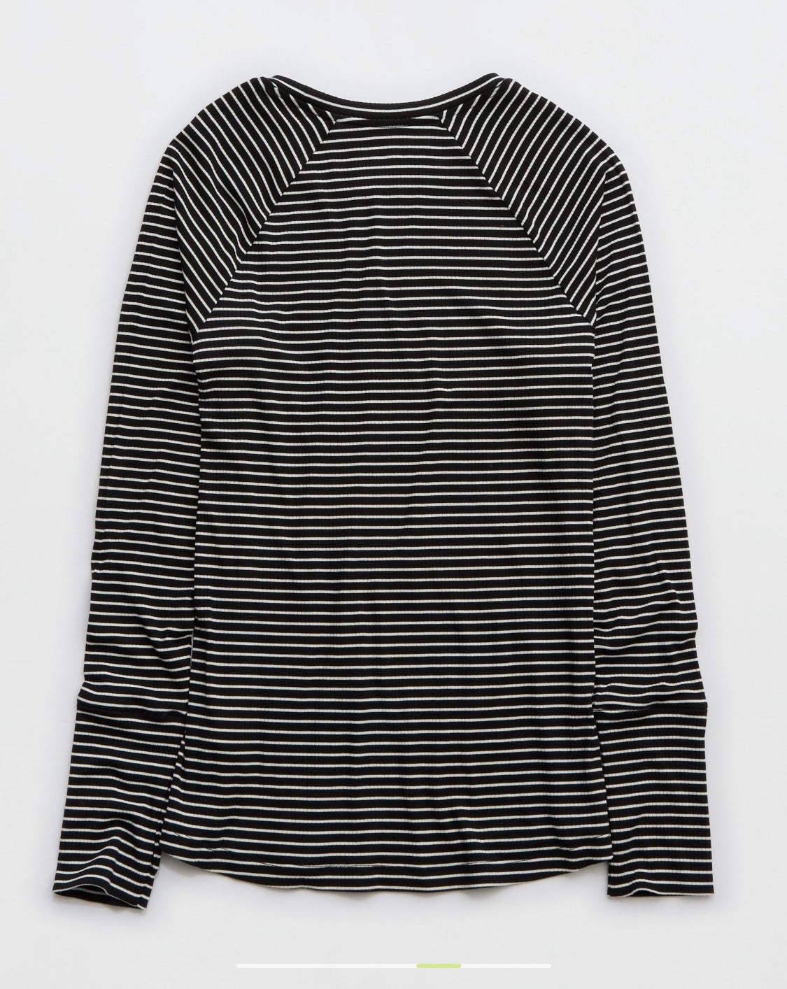 OFFLINE By Aerie Thumbs Up Ribbed Raglan Long Sleeves T-Shirt