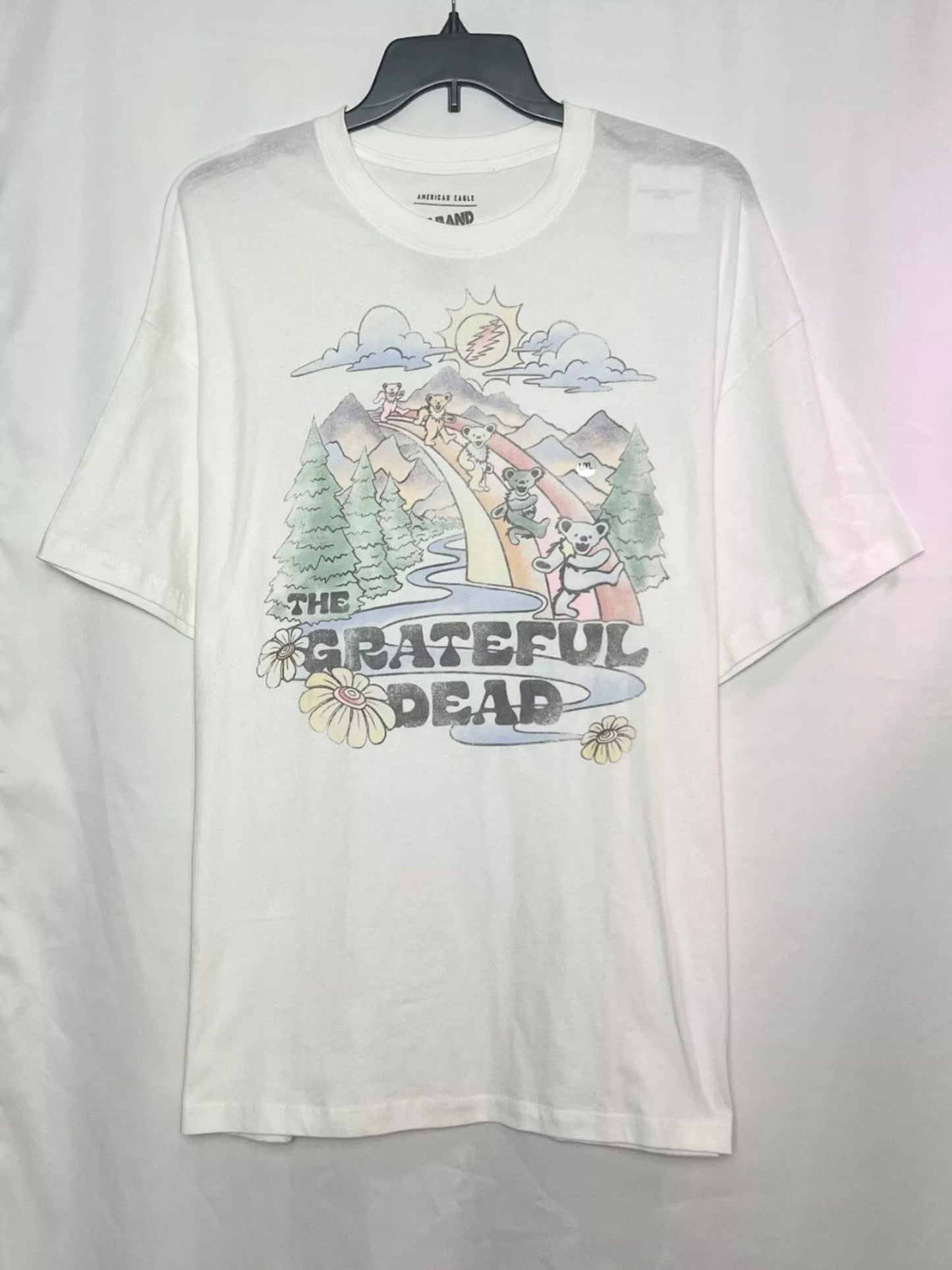 American Eagle AE  Women's Oversized Grateful Dead Graphic Tee