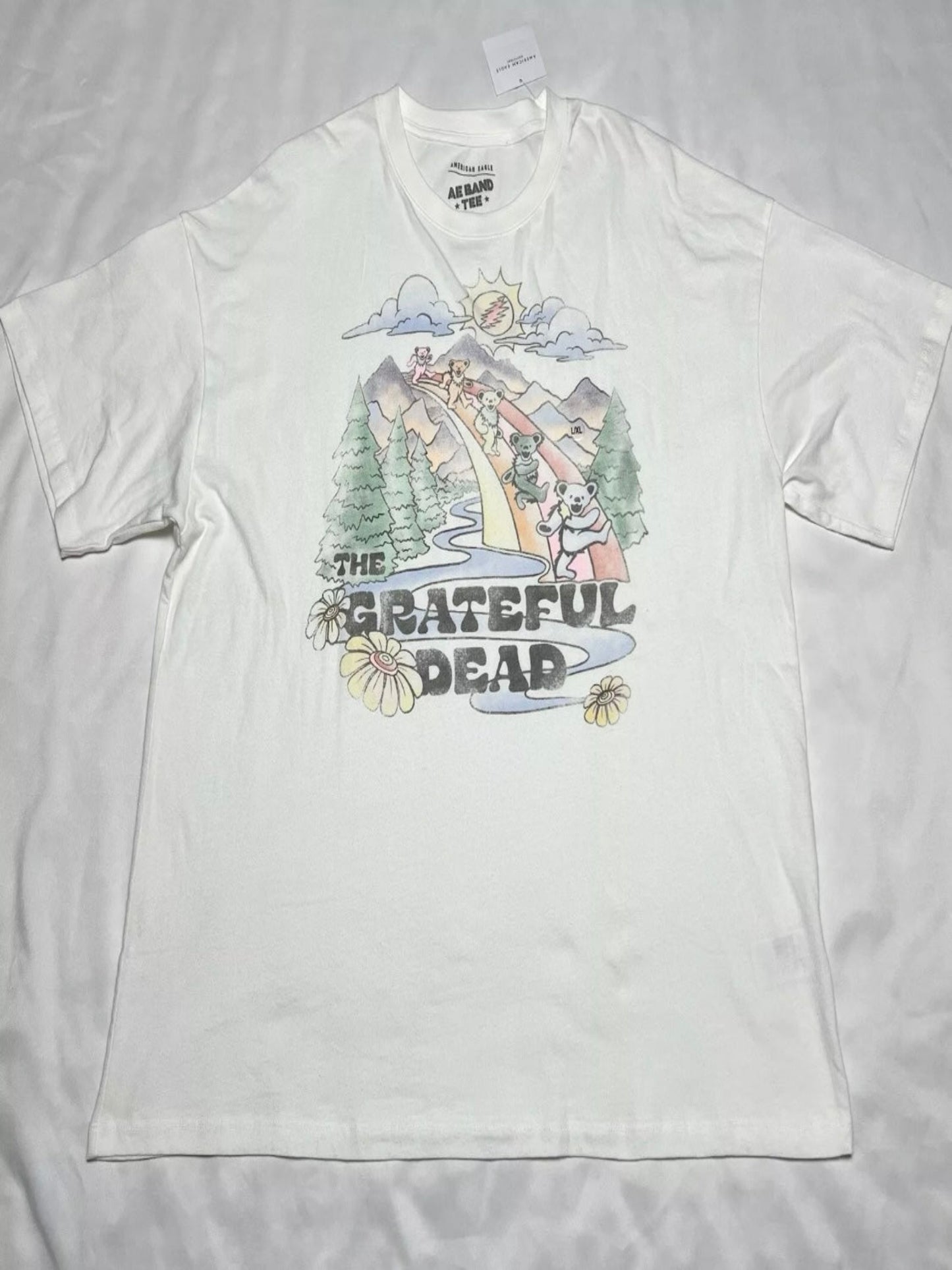 American Eagle AE  Women's Oversized Grateful Dead Graphic Tee