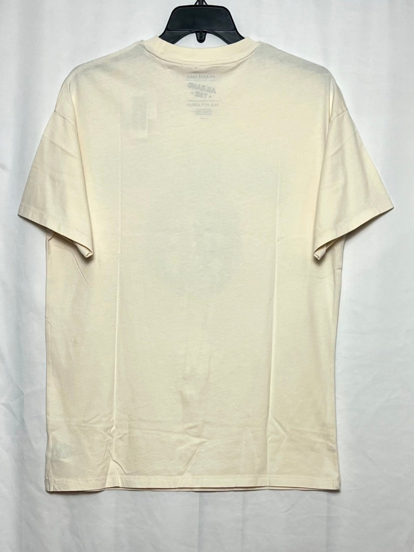 American Eagle Women's Oversized Sublime Graphic Tee Color Cream